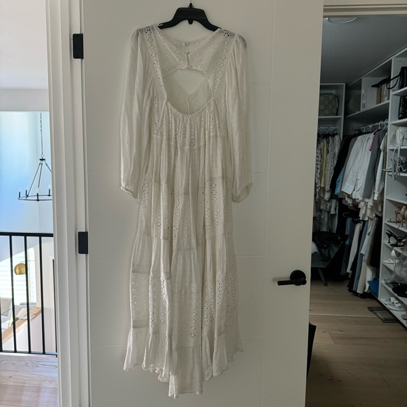 Free people mockingbird maxi white dress - Picture 4 of 6